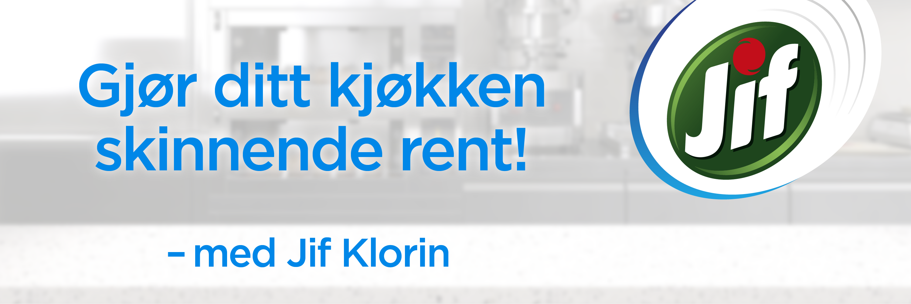 Hygienisk rent med Jif Klorin -– nå 25% rabatt